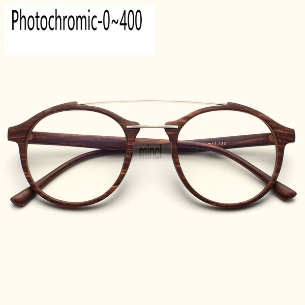 

sun pchromic finished men women myopia eyeglasses frame with color lens sun glasses optical myopia eyewear male fml, Black