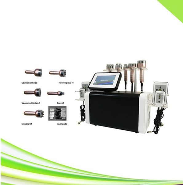 

6 in 1 vacuum cavitation machine body slimming lipo lipolaser machine