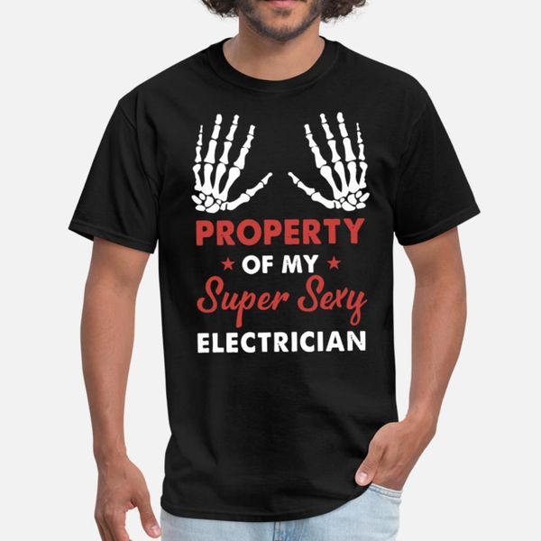 

свойство моего супер секси леди электрик работает майка мужчин на заказ хлопка o шеи фотографии graphic юмор spring trend рубашка