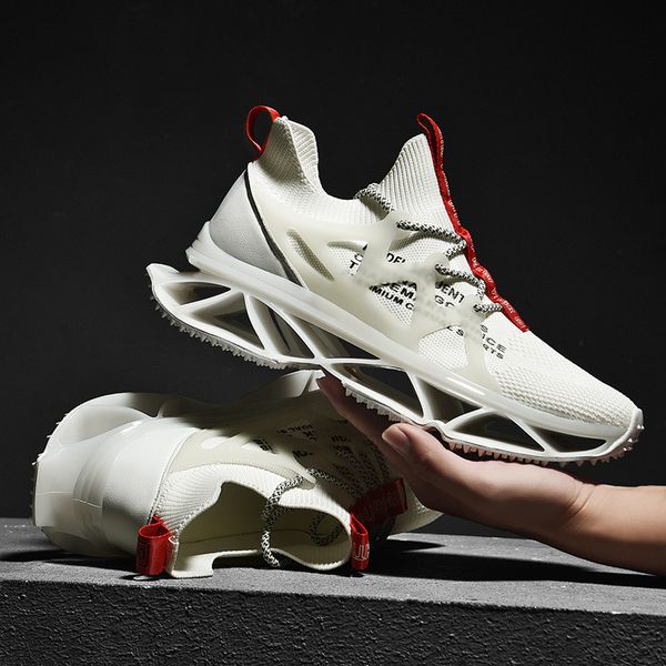 

blade series sports shoes cushioning running shoes for men wearable sole professional lace-up athletic jogging zapatillas