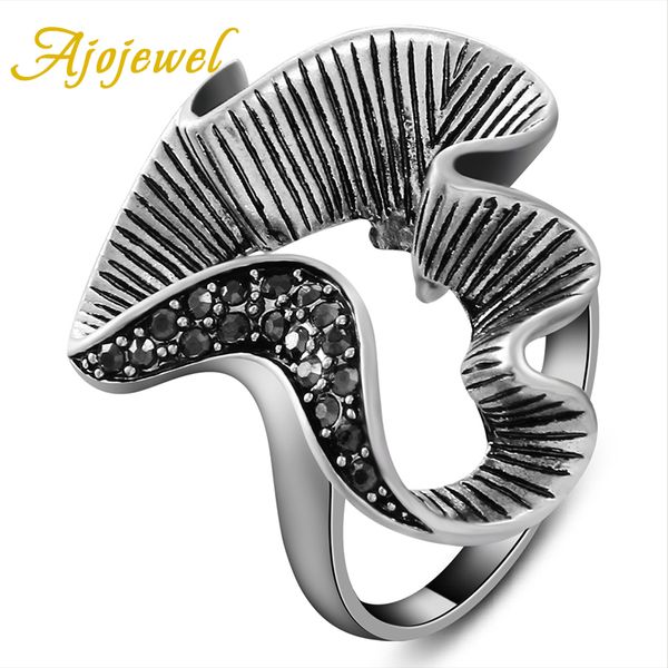 

ajojewel brand retro style ladies rings new fashion womens jewellery special design vintage ring for women, Golden;silver