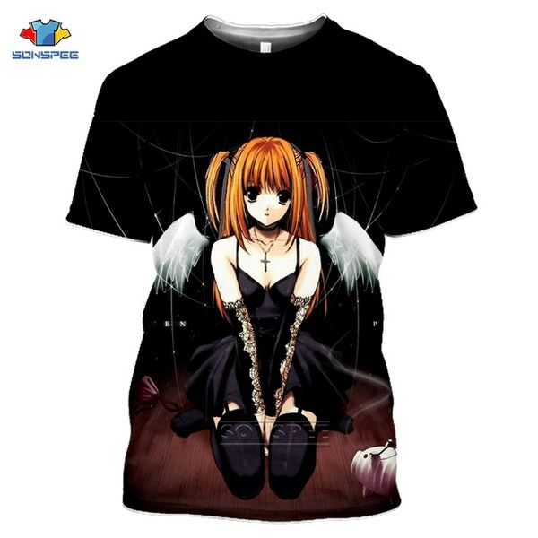 

death note man anime horror cosplay pull homme g5 3d print shirts humor oversized aesthetic men clothing