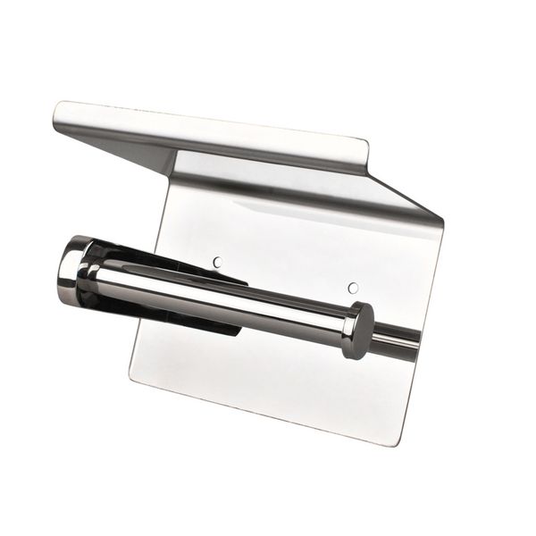 

storage shelf no drilling bathroom accessory toilet paper holder stainless steel