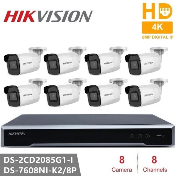 

systems hikvision cctv camera kits 8mp(4k) ds-2cd2085g1-i network ip h.265 4k powered-by-darkfighter