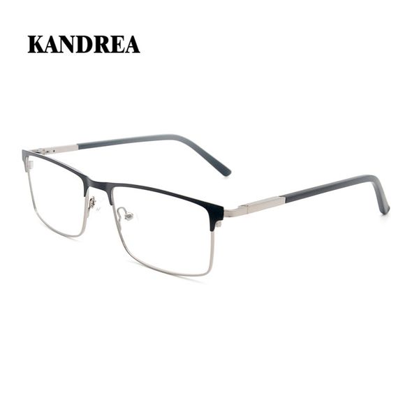 

fashion sunglasses frames kandrea 2021 autumn metal men glasses frame classic male square clear lens eyeglasses retro optical m, Black