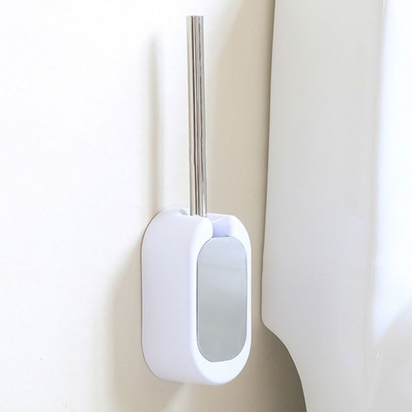 

home toilet brush cleaning wall mount storage box long handle set modern