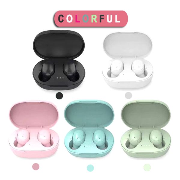 

a6s wireless bluetooth earphones one key control tws bluetooth v5.0 stereo earbuds bluetooth headset 280mah earbuds headset with mic