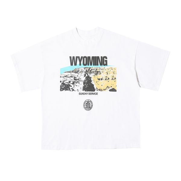 

kanye west sunday service ss20 new arrival brand designer clothing men's t-shirts print tees short sleeve s-xl #3501, White;black