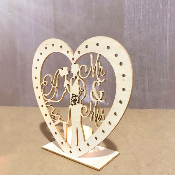 

crafts wooden sign home with led light letters heart shape decoration wedding