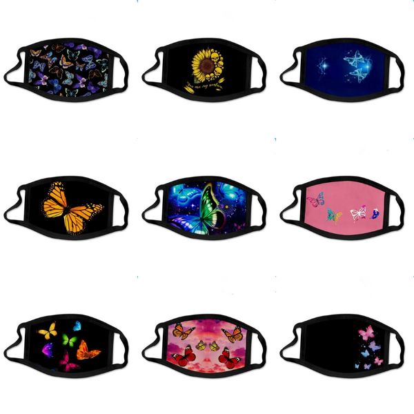 

лицо рот er взрослых рм2,5 дизайнер печатные маски пыле anti-l моющийся многоразовый лед шелковые маски # 933 # 164