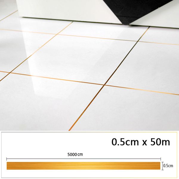 

seam line tile self-adhesion home waterproof floor sticker bathroom decor