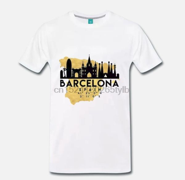 

t-shirt maglia souvenir mappa barcellona spagna catalogna 1 - s-m-l-xl