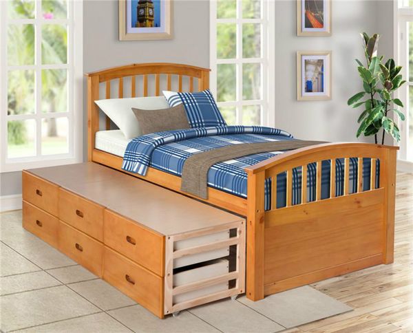 

us stock oris fur twin size platform storage bed solid wood bed with 6 drawers for kids sg000116laa 2020 new elling