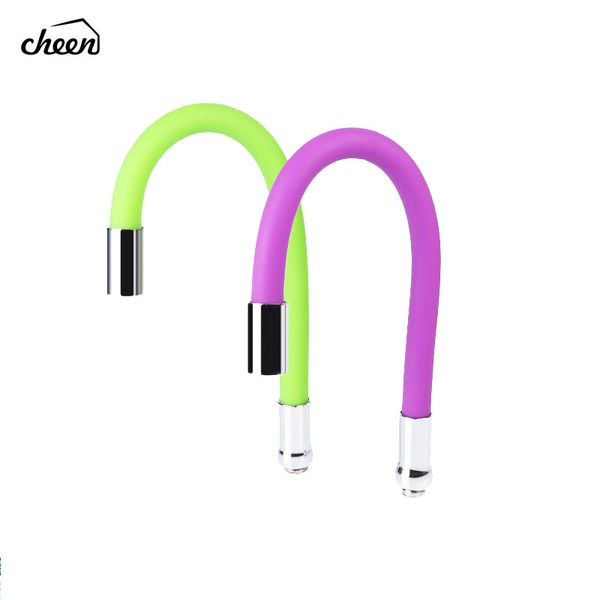

kitchen faucets 360-degree adjustable colorful faucet sprayer stainless steel spout sink aerator replacement accessories