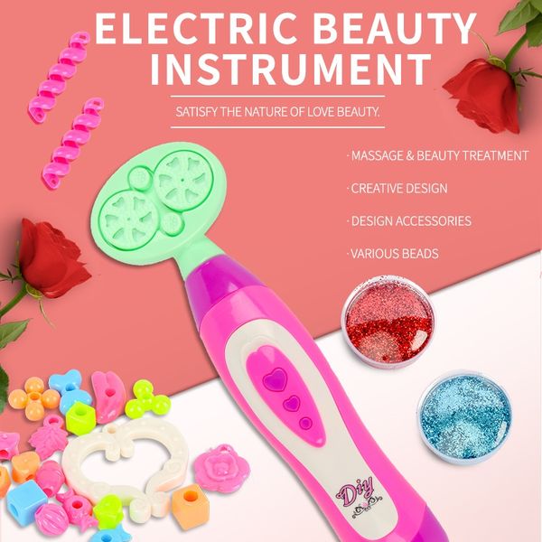 

diy changeable hair styles automatic curling artifact electric braid toy girl electric beauty instrument creative kid gift
