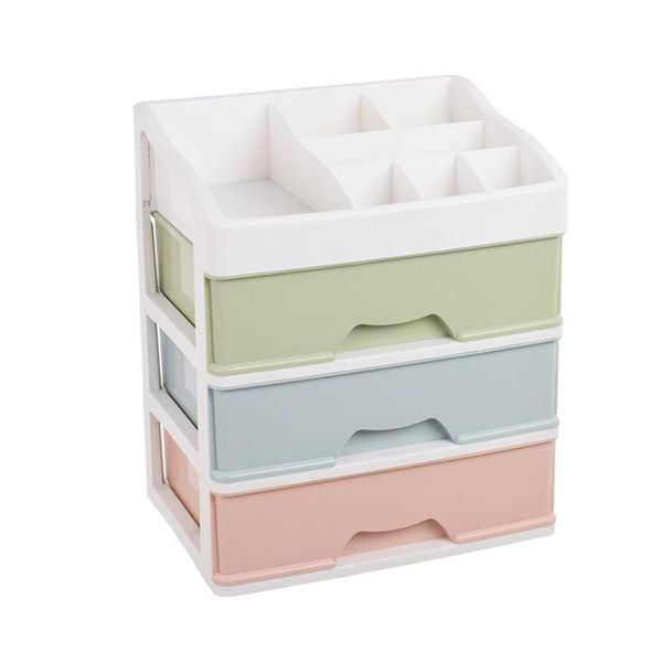 

holder cosmetics organizer plastic makeup gift jewelry box 1 dresser deskstratified stylish type for pc drawer storage case hxwmp