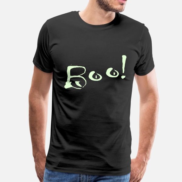 

boo glow in the dark guys t shirt men famous cotton s-xxxl clothing famous funny spring autumn vintage shirt