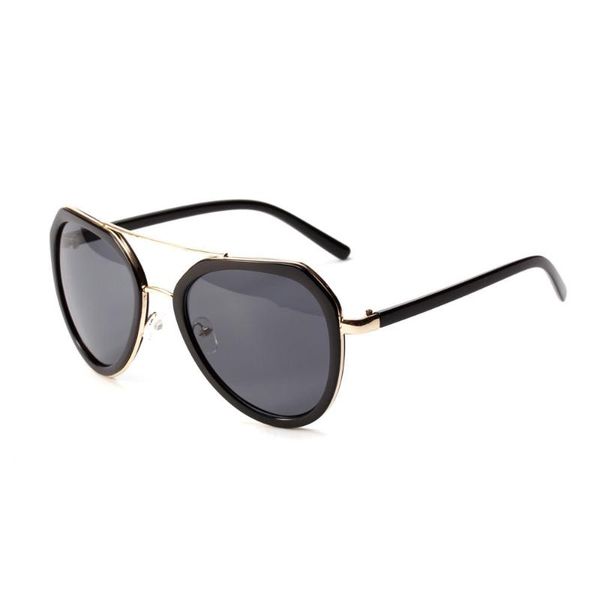 

2020 new trend box metal plastic sunglasses large frame classic retro fashion ladies sunglasses, White;black