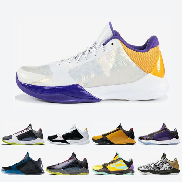 

new big stage pe mens basketball shoes chaos ii 5 proto bruce lee 5s metallic gold fashion men trainers sports sneakers 7-12