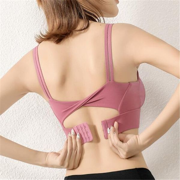 

fold up adjustable back buckle sports bra women fitness yoga bras seamless gym running female sport bra sujetador deportivo, White;black