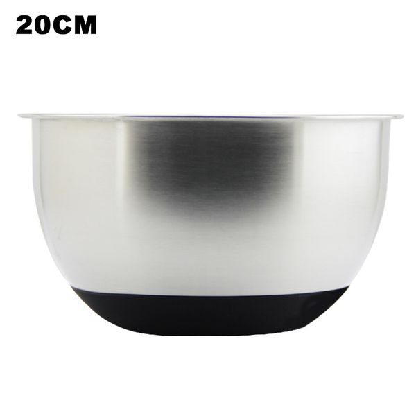 

with scale non slip home rustproof food storage stainless steel mixing bowl