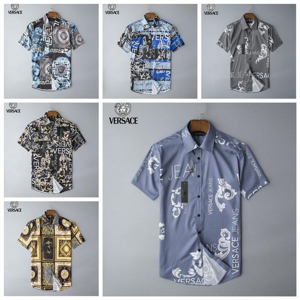 

luxury mens designer bur guci shirts firmate business dress shirts fashion casual brand shirt print slim shirt homme fen supre ds25, White;black