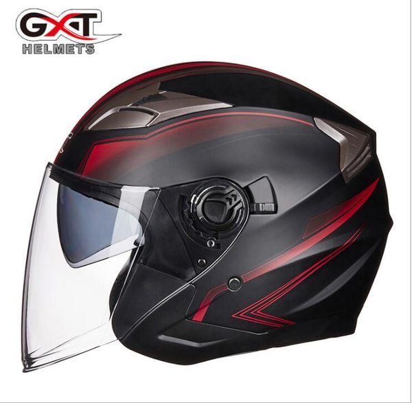 

gxt motorcycle helmet double lens personality half helmet