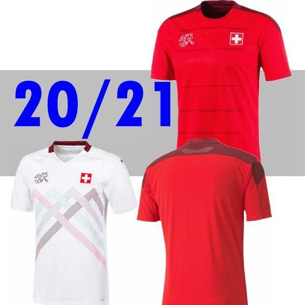 

2020 2021 швейцария футбол джерси дома красный прочь свисс 20 21 соу behrami рубашки футбола embolo сеферович rodriguez топы униформы таилан, Black;yellow