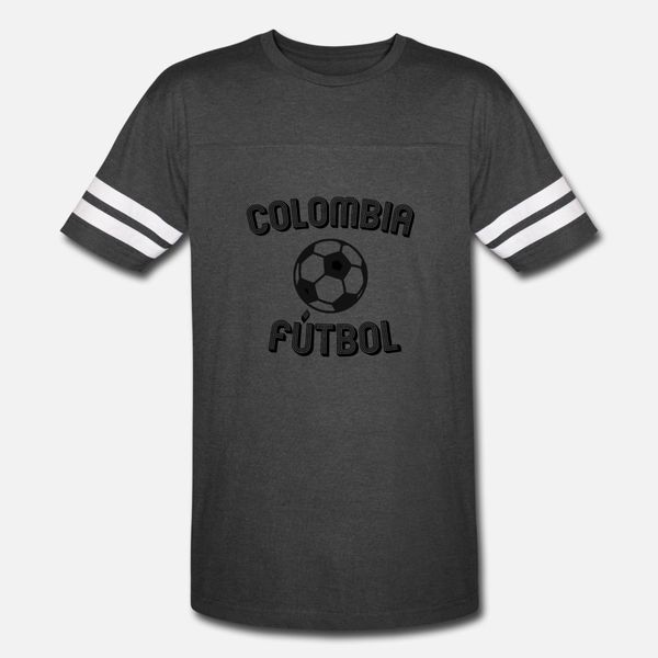 

colombia jersey shirt retro vintage futbol t shirt men print short sleeve s-xxxl fit anti-wrinkle new style spring cool shirt, White;black