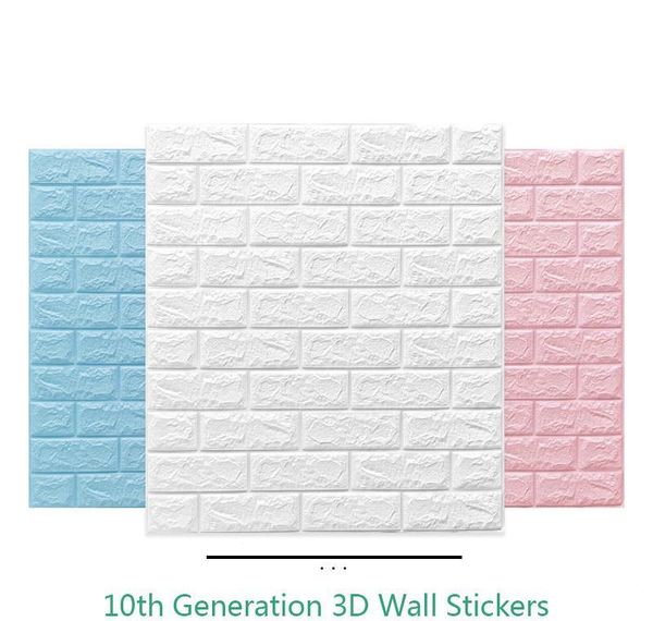 

kids safty sale home living room brick room bedroom pe stone stickers foam diy decoration decor wall panels 3d decal bzhvq bwkf