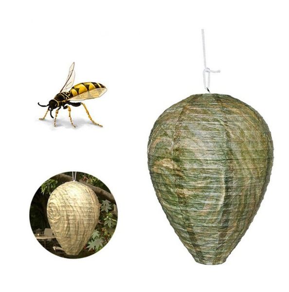 

22*28 cm simulation beehive lantern pillar shape popular wasp nest lanterns creative portable paper guide selling 4yn j1