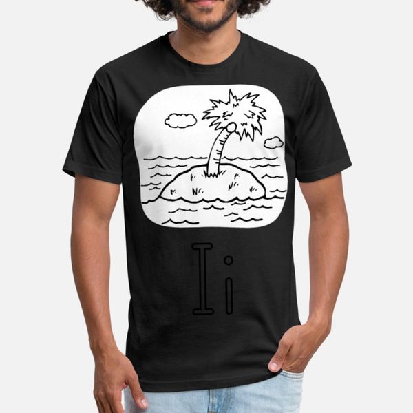 

letra i de isla t shirt men printed tee shirt o-neck family cute comical summer style pattern shirt