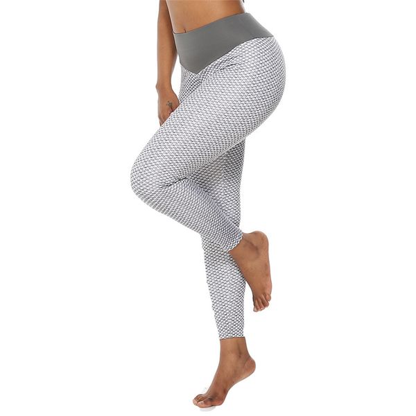 

spring jogging clothing female fitness pants fall running leggings high waist sport apparel for women hexagon exercise wear, Black;red