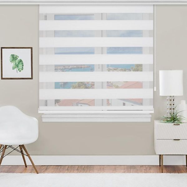 

roller blinds day & night cream color for use in kitchen / bedroom / living room