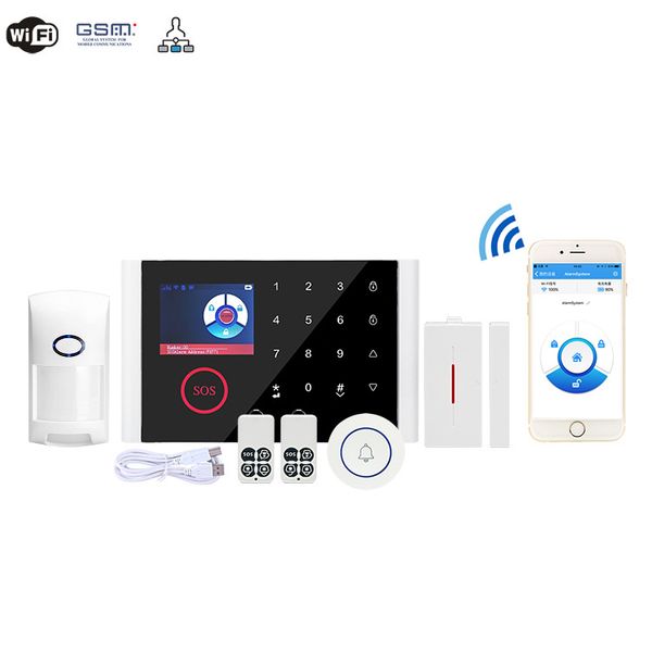 

wireless alarm home burglar alarm gsm home alarm burglar system