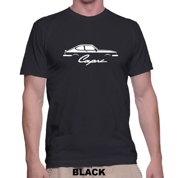 

2019 short sleeve cotton man clothing retro american car capri mk3 classic vintage car men and women multiple color t shirts