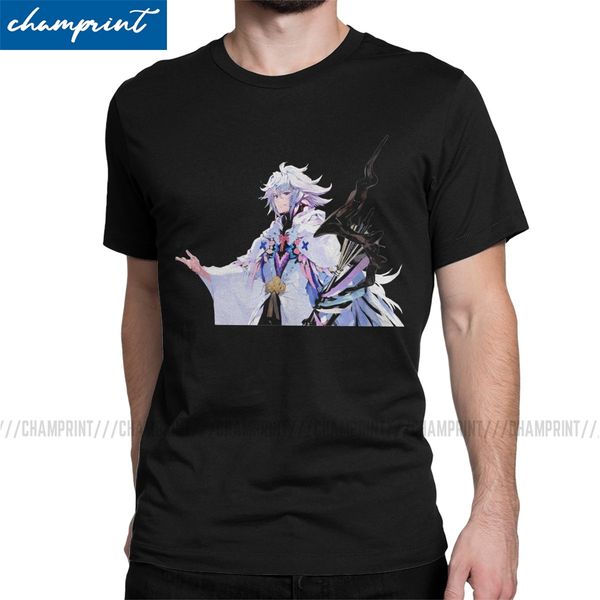 

merlin fate grand order fgo game men t shirts awesome tees short sleeve round collar t-shirts pure cotton unique