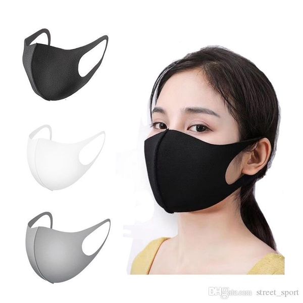 

3 цвета защитная маска для лица черный anti dust хлопок рот маска фильтр пыле антибактериальный моющийся многоразовый спорт взрослых дети ма