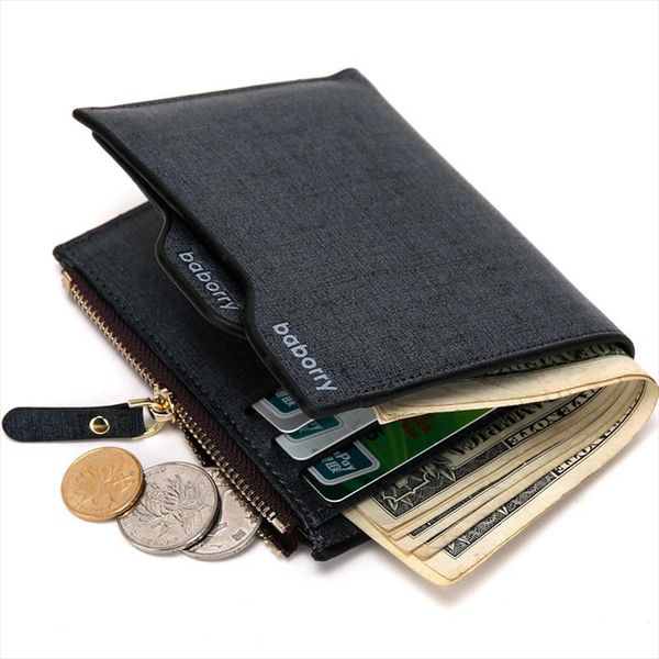 

fashion wallets for men with coin pocket wallet id card holder purse clutch with zipper men wallet with coin bag gift new, Red;black
