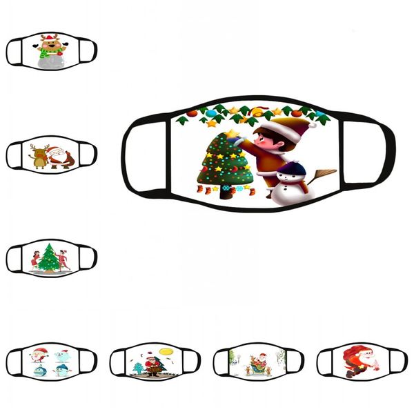 

dhl shipping christmas party masks washable outdoor protective face mask anti haze dust reusable women men anti-dust pm2.5 mouth mask l581fa