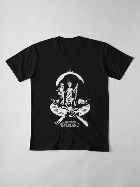

the promised neverland emma norman ray strike back black t-shirt cotton funny o neck tee shirt