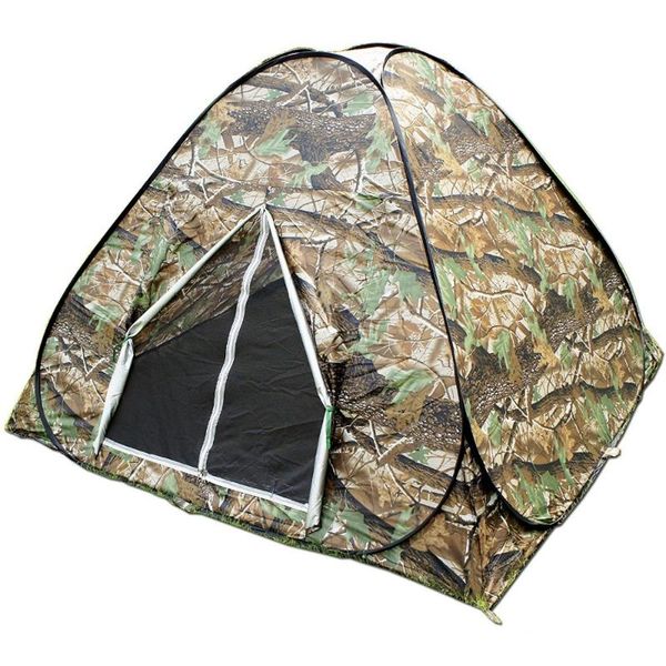 

tents and shelters 3-4persons up tent in low price for outdoor travel camping two camouflage color fold a round carry bag easy