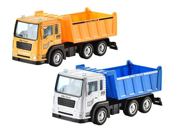

kid toy 1:55 pull-back alloy construction truck vehicle diecast model car for baby toy gift