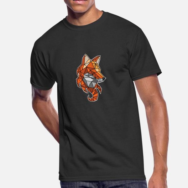 

animal red fox magic animals t shirt men customized cotton crew neck trend fit fashion summer leisure shirt