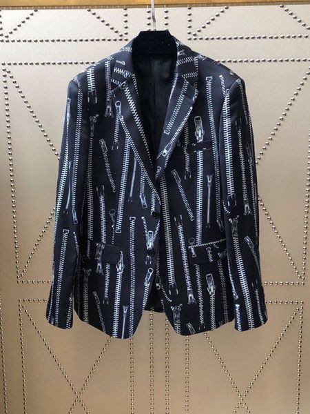 

ws8388 fashion men's coats & jackets 2020 runway luxury european design party style men's clothing, Black;brown