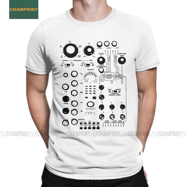 

мужские аналоговые синтезатором korg volca t shirt музыка synth electro techno modular хлопка с коротким рукавом майка 4xl 5xl футболки