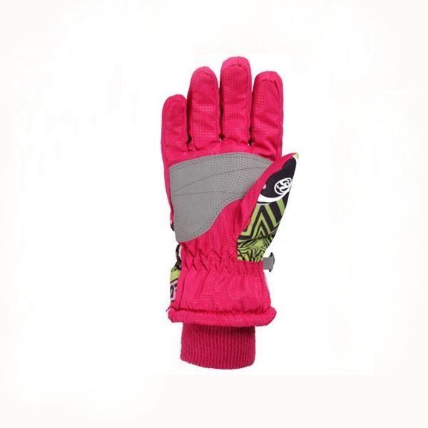 

2019 new design sport outdoor red kid ski gloves, Blue;gray