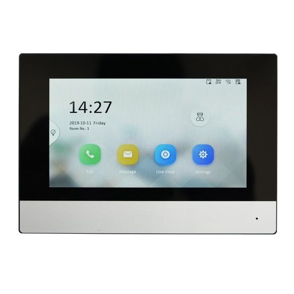 

хик оригинальная международная версия multi-language ds-kh6320-wte1 крытый монитор, 802.3af poe, приложение hik-подключения, wifi, видеодомо