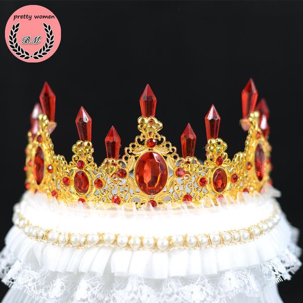 

icicle crown birthday headdress for women and men cake decoration fresh flowers festival wedding alloy jewelry gift, Golden;silver