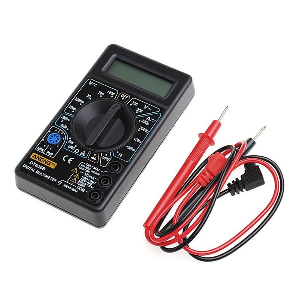 Multímetro LCD Auto Range Voltímetro Digital Ohmmeter Volt Tester Novo Multímetro LCD Auto Alcance Digital